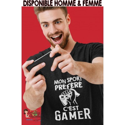 gamer MON SPORT PRÉFÉRÉ C'EST GAMER  ts4517